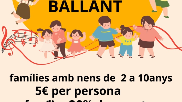 23 octubre 18-19h sessió familiar Juguem ballant